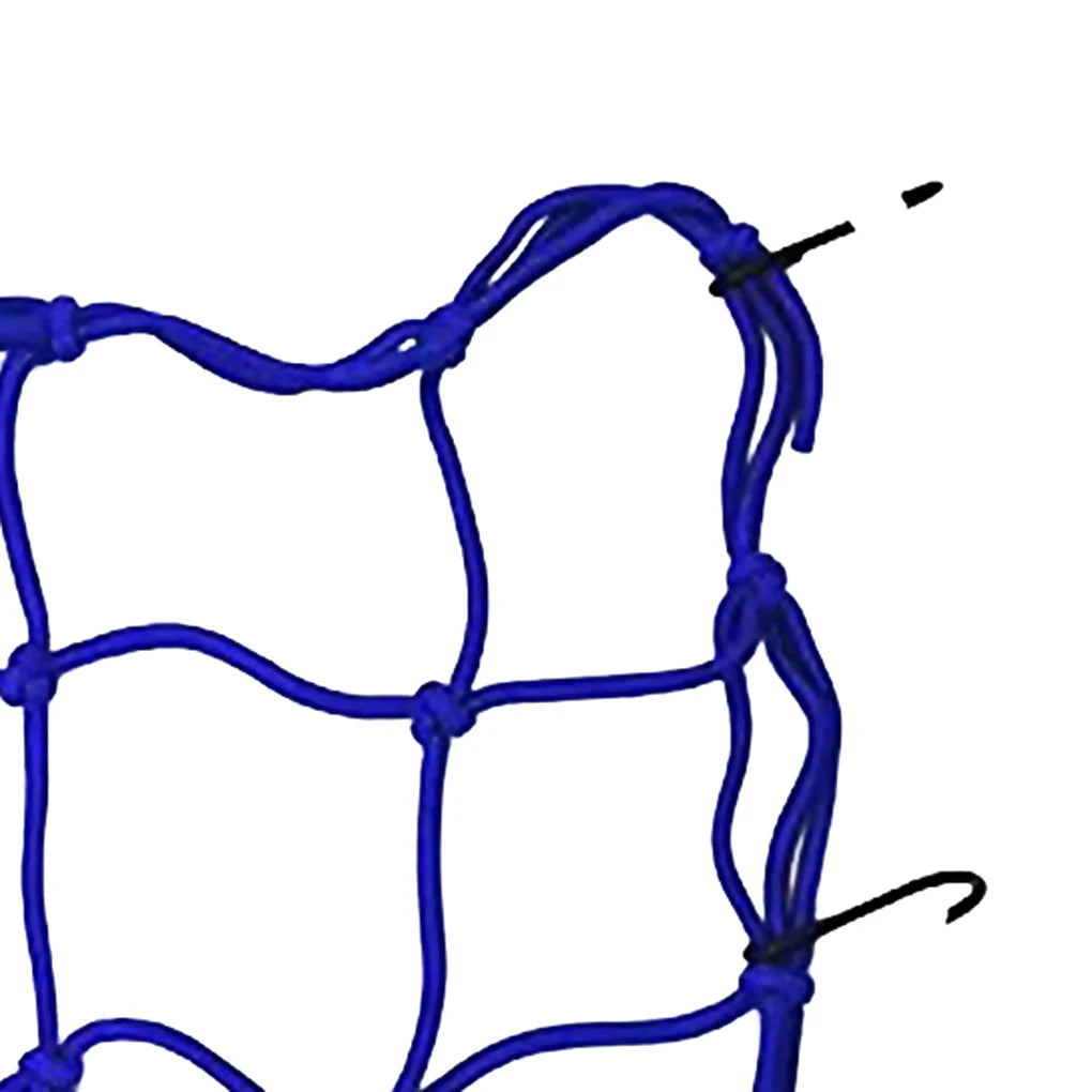 Elasticated Bungee Cargo Luggage Package Net with 6 Hooks for Rear Bicycle Bag Basket Bike Motorcycle Helmet Cargo Net New