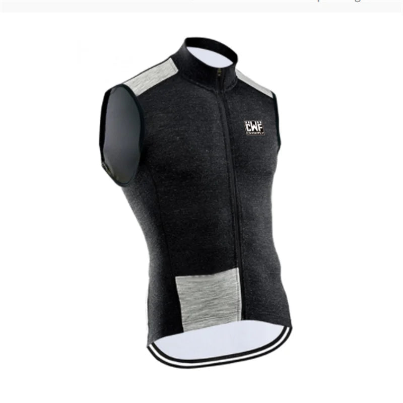 2021 New High Visibility Reflective Windproof Cycling Men or Men Cycling Windbreaker Vest with Back Pocket