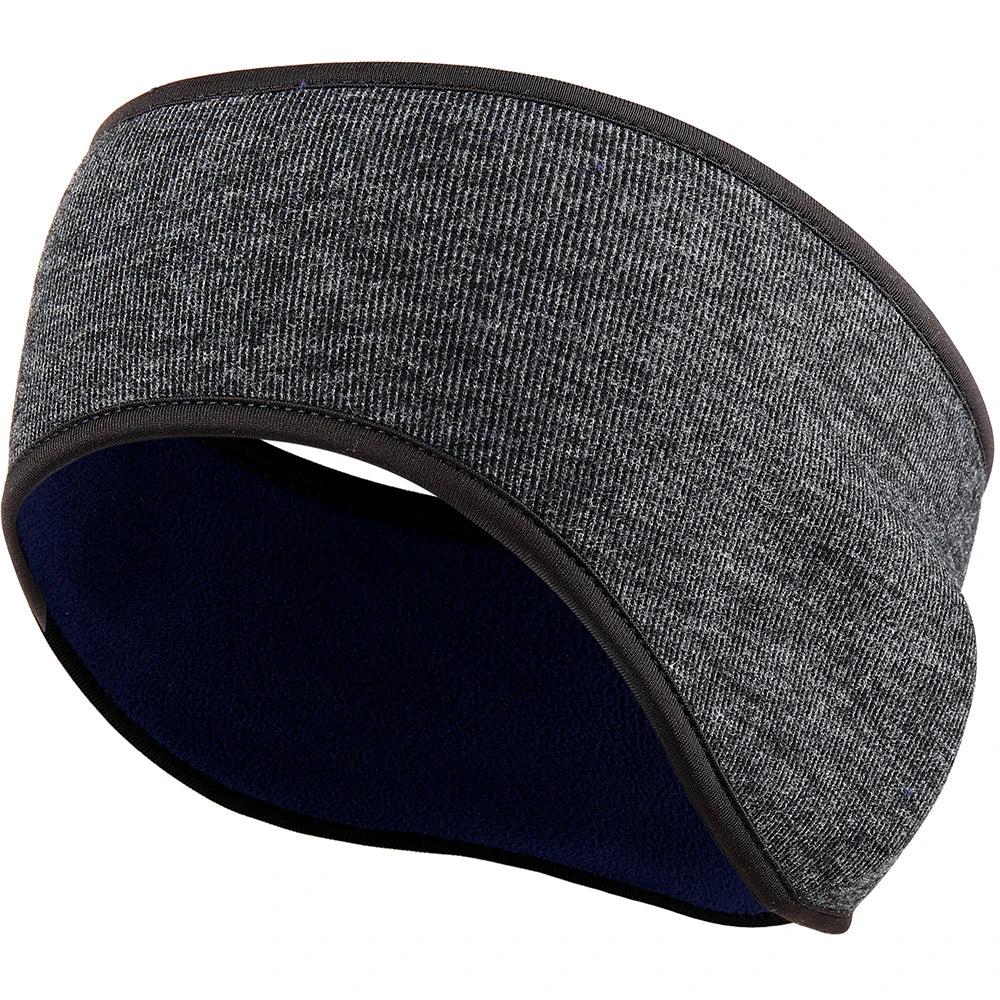 Winter Headband Polar Fleece Wool Thermal Bandana Ear Warm Sweatband Headwear Hairband Moisture-Wicking Headwrap Women Men Girls