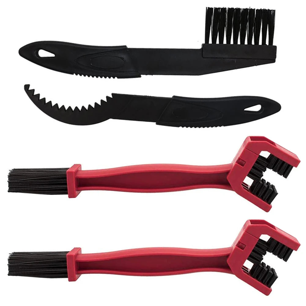 Plastic Motorcycle Bicycle Chain Clean Brush Gear Grunge Brush MTB Mountain Bike Machine Washer Brush Scrubber Cycling Clean Kit