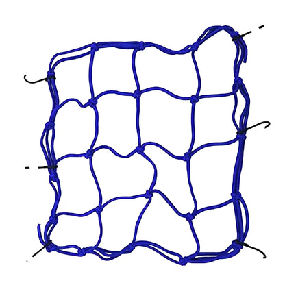 Elasticated Bungee Cargo Luggage Package Net with 6 Hooks for Rear Bicycle Bag Basket Bike Motorcycle Helmet Cargo Net New