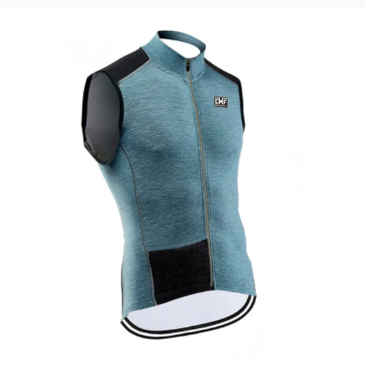 2021 New High Visibility Reflective Windproof Cycling Men or Men Cycling Windbreaker Vest with Back Pocket