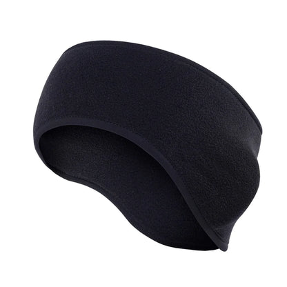Winter Headband Polar Fleece Wool Thermal Bandana Ear Warm Sweatband Headwear Hairband Moisture-Wicking Headwrap Women Men Girls