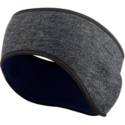 Winter Headband Polar Fleece Wool Thermal Bandana Ear Warm Sweatband Headwear Hairband Moisture-Wicking Headwrap Women Men Girls
