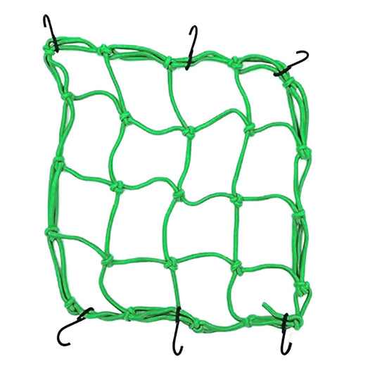 Elasticated Bungee Cargo Luggage Package Net with 6 Hooks for Rear Bicycle Bag Basket Bike Motorcycle Helmet Cargo Net New