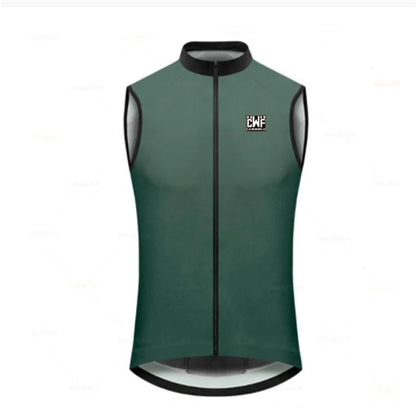2021 New High Visibility Reflective Windproof Cycling Men or Men Cycling Windbreaker Vest with Back Pocket